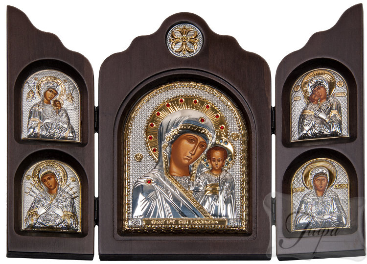 Икона Божией Матери Казанская Триптих 5 икон (5002519322)