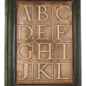 Ежедневник из натуральной кожи "ABC" 15х22