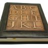 Ежедневник из натуральной кожи "ABC" 15х22