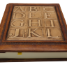 Ежедневник из натуральной кожи "ABC" 15х22