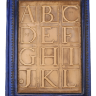 Ежедневник из натуральной кожи "ABC" 15х22