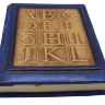 Ежедневник из натуральной кожи "ABC" 15х22