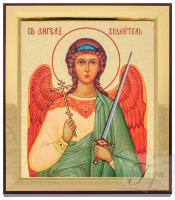  Икона Ангел Хранитель (Деревянная основа, Золочение)