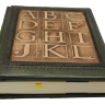 Ежедневник из натуральной кожи "ABC" 15х22. Сменный блок страниц.