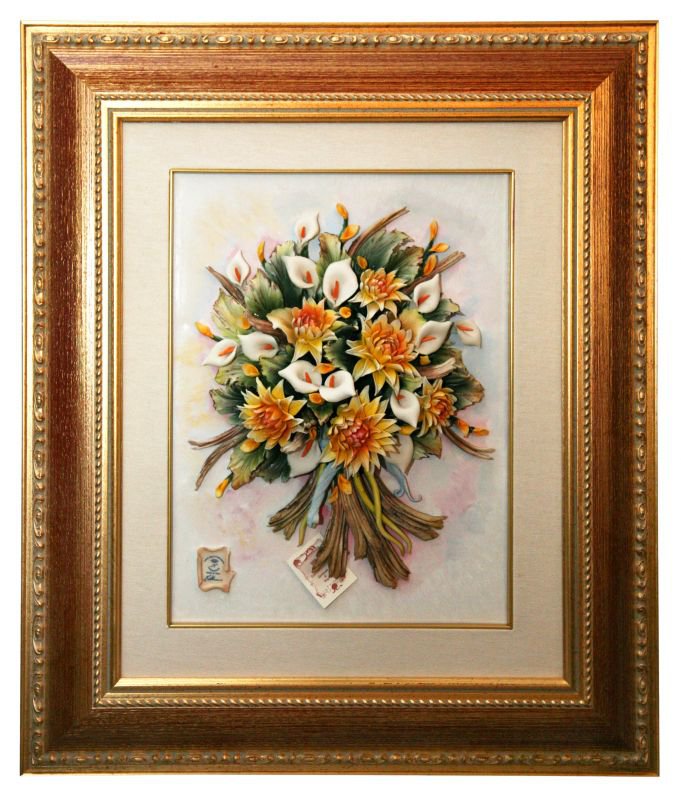 Картины из фарфора