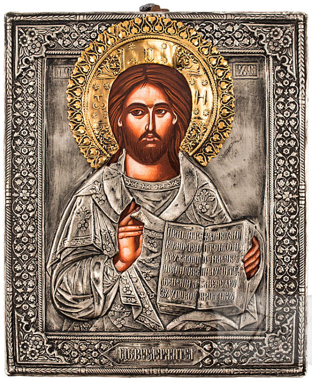 Икона Христос Спаситель, позолота (5011211121)
