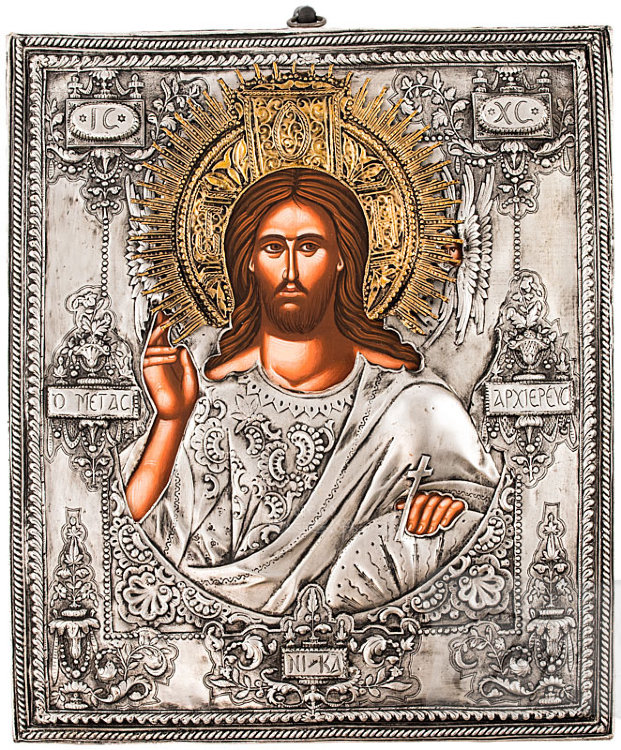 Икона Христос Спаситель, позолота (5011212911)